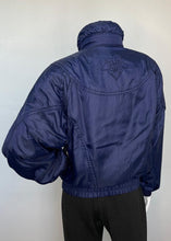 Load image into Gallery viewer, 1990's Descente Navy Blue Ski Jacket - Snow Ghost Vintage Ski and Snow