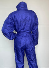 Load image into Gallery viewer, Nordica Gorgeous Blue One-Piece Ski Suit - Snow Ghost Vintage Ski and Snow