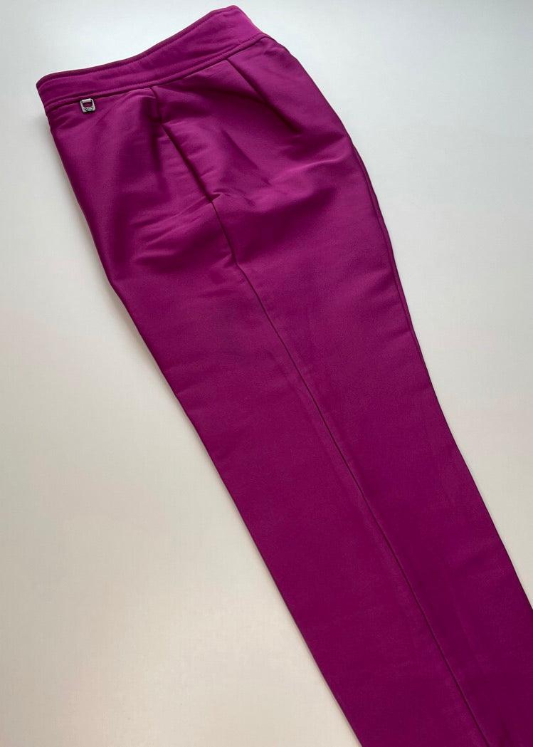 Roffe Magenta In the Boot Stretch Ski Pant - Snow Ghost Vintage Ski and Snow