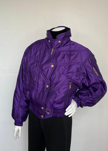 1990's Descente Purple Ski Jacket - Snow Ghost Vintage Ski and Snow