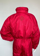 Load image into Gallery viewer, 1990&#39;s Descente Red One-Piece Ski Suit - Snow Ghost Vintage Ski and Snow
