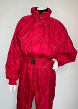 Load image into Gallery viewer, 1990&#39;s Descente Red One-Piece Ski Suit - Snow Ghost Vintage Ski and Snow
