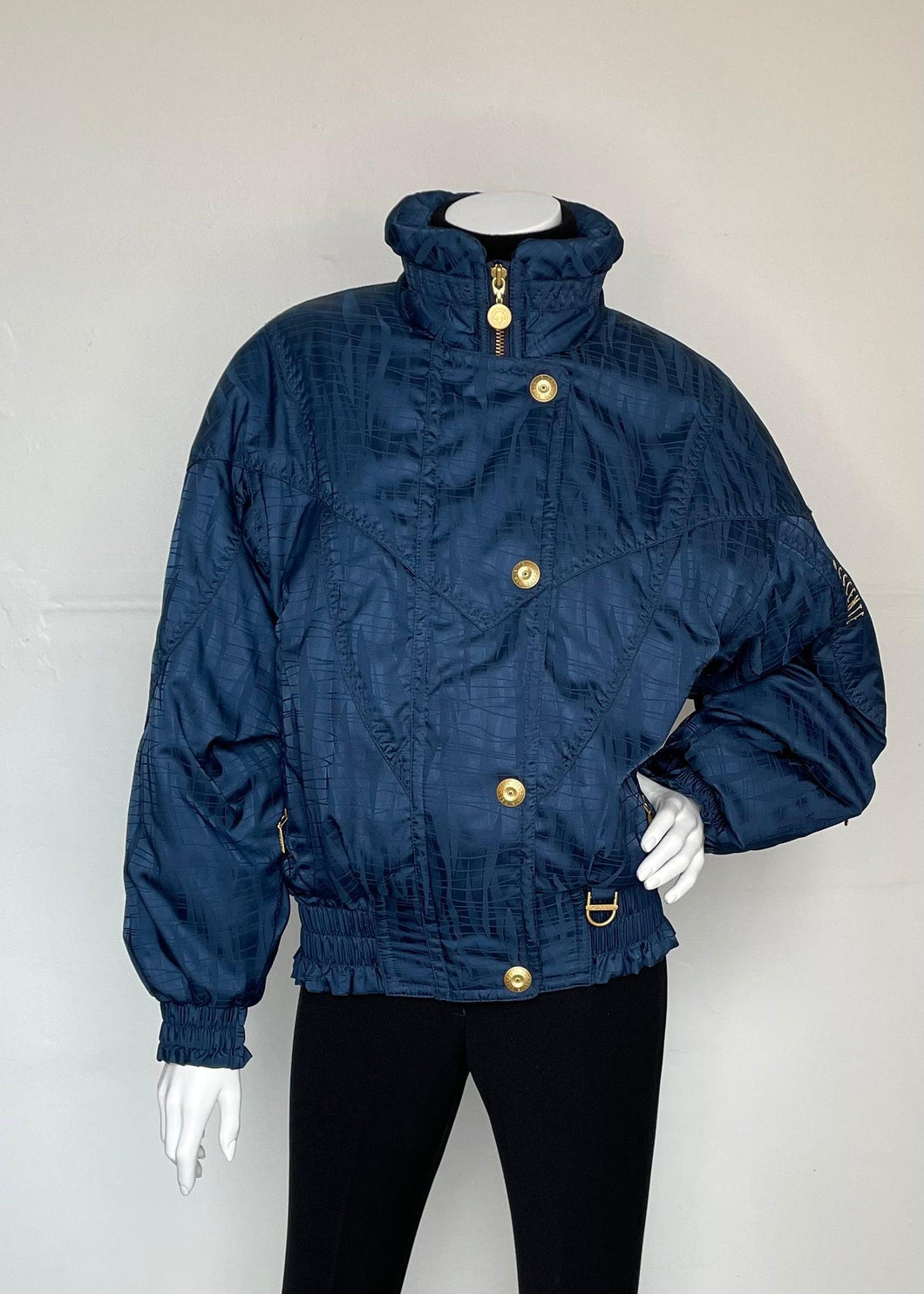 1990's Descente Magical Blue Ski Jacket - Snow Ghost Vintage Ski and Snow