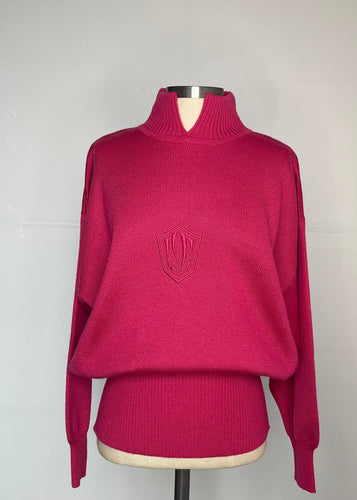 1990's Bogner Pink Ski Sweater - Snow Ghost Vintage Ski and Snow