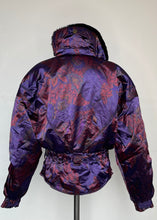 Load image into Gallery viewer, 1990&#39;s Obermeyer Abstract Print Jacket with Matching Ski Mittens
